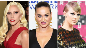 ケイティ・ペリー＆テイラー・スウィフト＆レディー・ガガ-(C)Getty Images