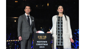 唐沢寿明＆小雪／『杉原千畝　スギハラチウネ』東京ミッドタウンイルミネーション点灯式