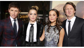 エディ・レッドメイン＆アンバー・ハード＆アリシア・ヴィキャンデル＆トム・フーパー監督／『リリーのすべて』L.A.プレミア