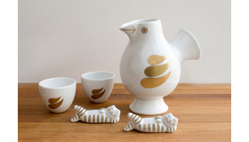 波佐見焼（おさけとり 9,720円、ねる猫箸置き 3,240円）