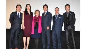 チェリン・グラック監督、小雪、シルビア・スモーラー、唐沢寿明、小日向文世、塚本高史／『杉原千畝 スギハラチウネ』舞台挨拶