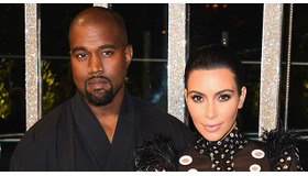 カニエ・ウェスト＆キム・カーダシアン・ウェスト-(C)Getty Images