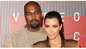 キム・カーダシアン＆カニエ・ウェスト夫妻(C)Getty Images