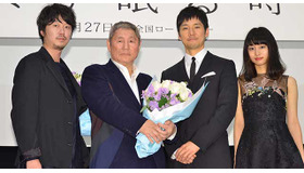 新井浩文＆ビートたけし＆西島秀俊＆忽那汐里／『女が眠る時』完成会見