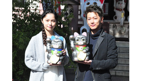 宮崎あおい、佐藤健／『世界から猫が消えたなら』ヒット祈願イベント