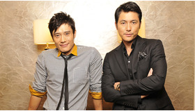 『グッド・バッド・ウィアード』　イ・ビョンホン＆チョン・ウソン　photo：Yoshio Kumagai