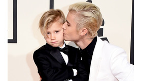 ジャスティン・ビーバー＆弟ジャクソン君-(C)Getty Images