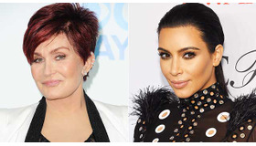 シャロン・オズボーン＆キム・カーダシアン(C)Getty Images