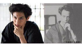 高良健吾の芥川龍之介／『蜜のあわれ』（C）2015『蜜のあわれ』製作委員会　　（右）芥川龍之介・写真提供：文芸春秋