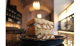 茨城県産の鯖を使ったサンドイッチ（600円）