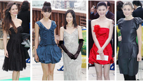 東京国際映画祭　クロージング・セレモニー　（左から）『激情』のマルチナ・ガルシア、杏、木村佳乃、『永遠の天』のリウ・ドン、『エイト・タイムズ・アップ』のジュリー・ガイエ