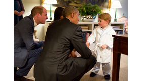英ウィリアム王子＆オバマ大統領＆ジョージ王子-(C)Getty Images