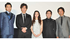 小栗旬＆伊藤英明＆武井咲＆山田孝之＆ケイン・コスギ／『テラフォーマーズ』初日舞台挨拶