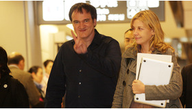 成田に到着したタランティーノ監督