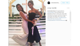 エヴァ・ロンゴリア＆ヴィクトリア・ベッカム-(C)ヴィクトリア・ベッカムのインスタグラムより