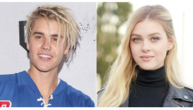 ジャスティン・ビーバー＆ニコラ・ペルツ-(C)Getty Images