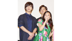 横浜流星、千葉雄大に挟まれる清水富美加『全員、片想い』完成披露上映会