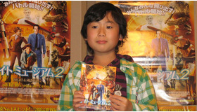 『ナイト ミュージアム2』CM収録