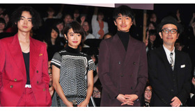 菅田将暉＆門脇麦＆長谷川博己＆リリー・フランキー／『二重生活』初日舞台挨拶