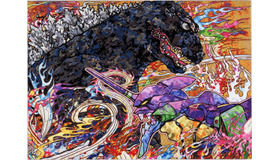 村上隆「ゴジラ対エヴァンゲリオン」第3弾ビジュアル  （C）2016 Takashi Murakami/Kaikai Kiki Co., Ltd.TM&（C）TOHO CO.,LTD.　（C）カラー