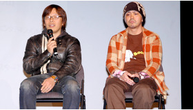 『ソラニン』トークイベントに出席した三木孝浩監督（左）と脚本の高橋泉
