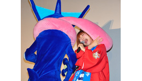 中川翔子＆ゲッコウガ／『ポケモン ザ・ムービーXY＆Z「ボルケニオンと機巧（からくり）のマギアナ」』舞台挨拶