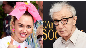 ウディ・アレン監督＆マイリー・サイラス-(C)Getty Images