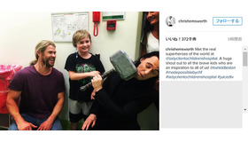 クリス・ヘムズワース＆トム・ヒドルストン-(C)クリス・ヘムズワースのInstagram