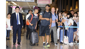 ウィル・スミス＆ジェイデン来日／『スーサイド・スクワッド』成田空港