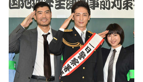 高嶋政宏＆玉木宏＆瀧本美織／「キャリア～掟破りの警察署長～」一日警察署長イベント