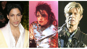 マイケル・ジャクソン＆プリンス＆デヴィッド・ボウイ-(C)Getty Images