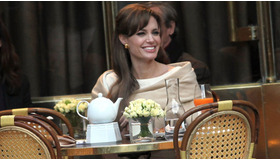 パリで新作『The Tourist』を撮影中のアンジェリーナ・ジョリー -(C) AFLO