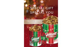 ギャレット ポップコーン ショップスギャレット ポップコーン ショップス（R） 「2016 Holiday缶」＆「トリプルナッツ キャラメルクリスプ（TM）」が期間・数量限定発売