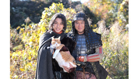 船越英一郎×大野拓朗×金時（猫）／「猫忍」　(C)2017「猫忍」製作委員会