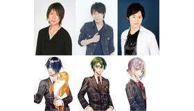 神谷浩史（息吹くうる役）、鈴村健一（新緑ぐりん役）、逢坂良太（果実てぃお役）