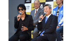 高橋克典、梅宮辰夫／「特命係長 只野仁 AbemaTVオリジナル」完成発表会