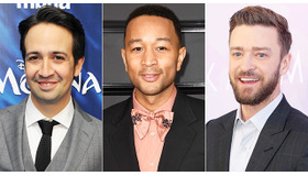 ジャスティン・ティンバーレイク＆リン＝マヌエル・ミランダ＆ジョン・レジェンド-(C)Getty Images