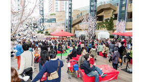 六本木ヒルズの春まつり　昨年の様子