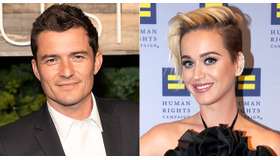 オーランド・ブルーム-＆ケイティ・ペリー-(C)Getty Images