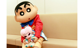 しんちゃん／シネマカフェ編集部訪問