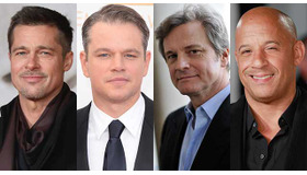 ブラッド・ピット＆マット・デイモン＆コリン・ファース＆ヴィン・ディーゼル(C)Getty Images