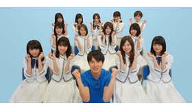 番組サポーターに決まった「乃木坂46」メンバーと総合司会の桝太一アナ（日テレ）