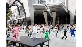 六本木ヒルズ「朝の太極拳」昨年の様子
