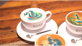 もったいなくて飲めない！  カラフルすぎる夢の虹色ラテ