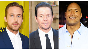 マーク・ウォールバーグ＆ドウェイン・ジョンソン＆ライアン・ゴズリング -(C) Getty Images