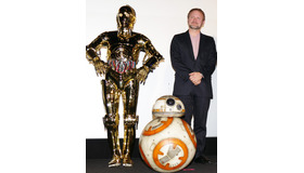 ライアン・ジョンソン監督＆BB-8＆C-3PO