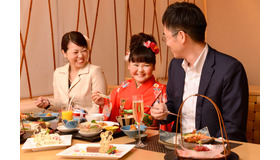 晴れ姿ミキミニのデザートでお祝い！