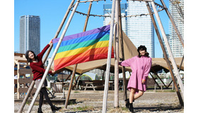 豊洲「WILD MAGIC」エントランス（モデル：土山茜、中村裕香里 撮影：シネマカフェ編集部 撮影協力：「WILD MAGIC -The Rainbow Farm-（ワイルドマジック　レインボーファーム）」）