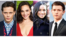 メーガン・マークル-＆ガル・ガドット＆ビル・スカルスガルド＆トム・ホランド(C)Getty Images