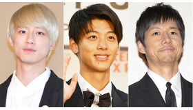 坂口健太郎＆竹内涼真＆西島秀俊